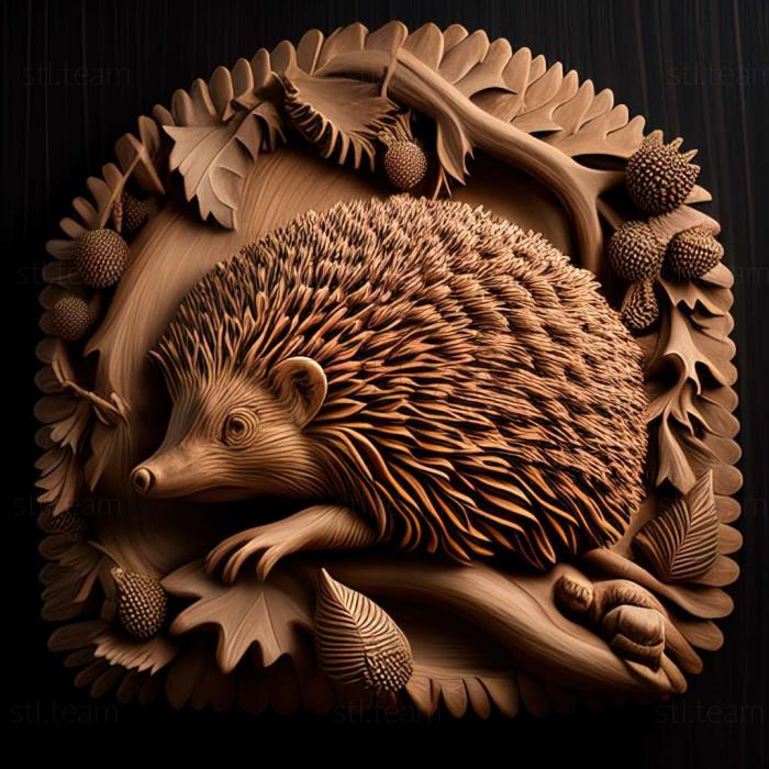 3D model hedgehog (STL)